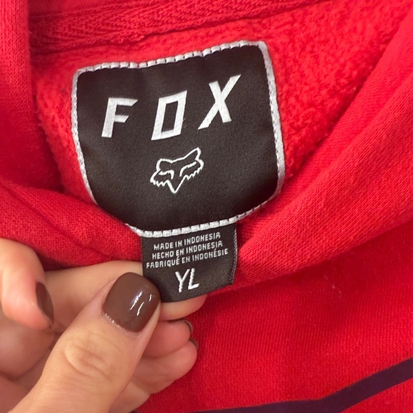 Fox Kids Bold Red Hoodie - Picture 2 of 2